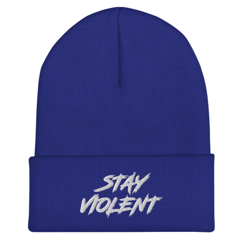 Cuffed Stay Violent Beanie