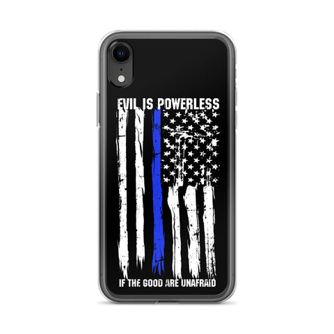 Thin Blue Line iPhone Case
