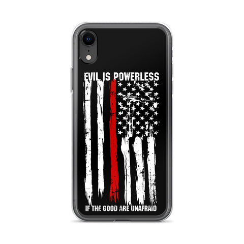 Thin Red Line iPhone Case