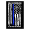 Thin Blue Line-Evil Is Powerless Decal