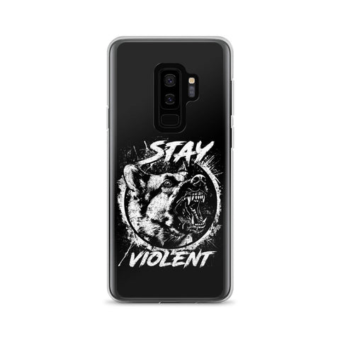 White Stay Violent Samsung Case