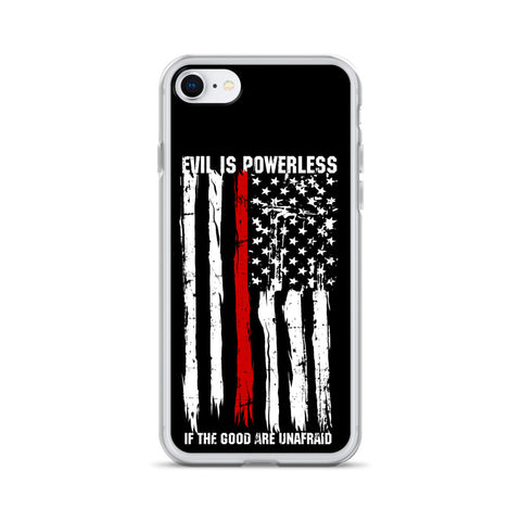 Thin Red Line iPhone Case