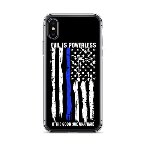 Thin Blue Line iPhone Case