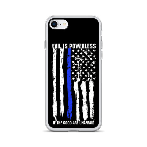 Thin Blue Line iPhone Case