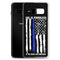 Thin Blue Line Samsung Case