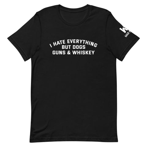 Dogs Guns & Whiskey T-Shirt