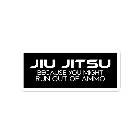 Jiu Jitsu & Ammo Decal