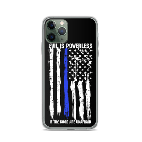 Thin Blue Line iPhone Case
