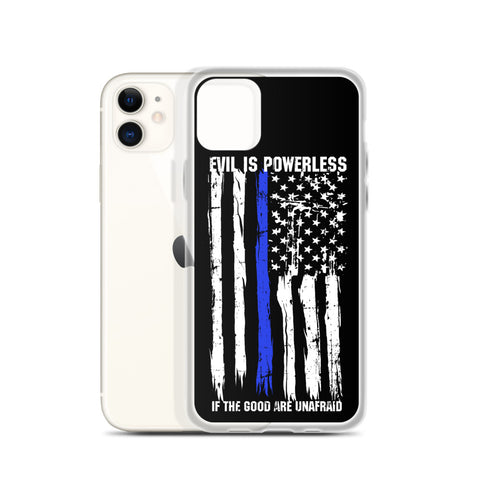 Thin Blue Line iPhone Case