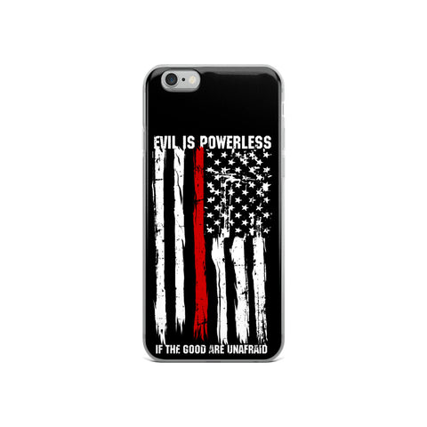 Thin Red Line iPhone Case