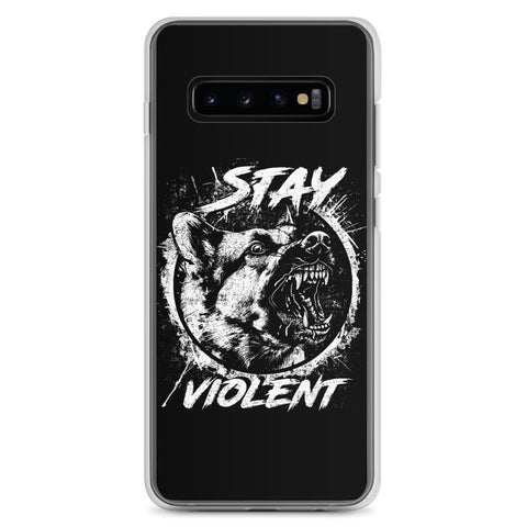 White Stay Violent Samsung Case