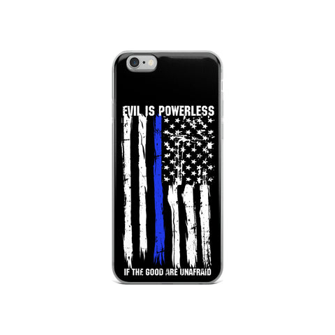 Thin Blue Line iPhone Case