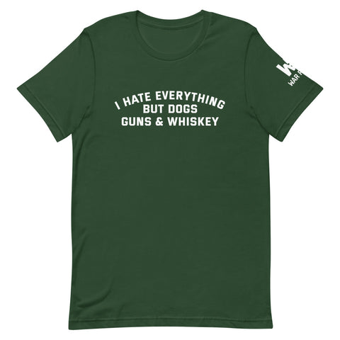 Dogs Guns & Whiskey T-Shirt