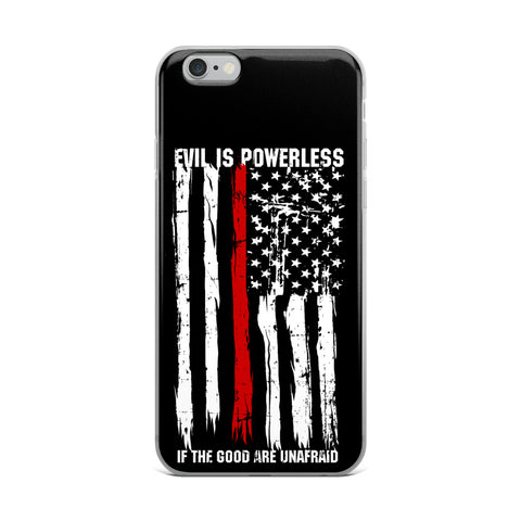 Thin Red Line iPhone Case