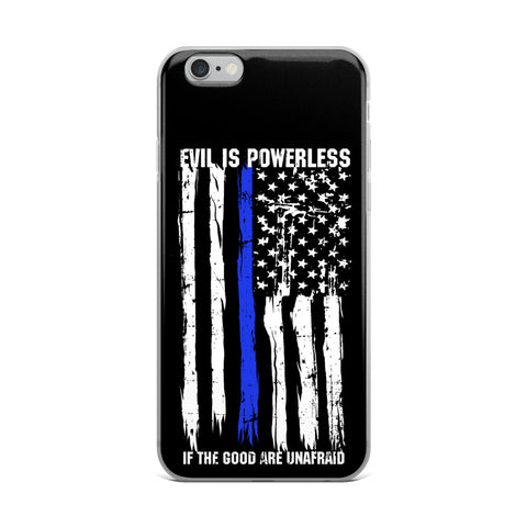 Thin Blue Line iPhone Case