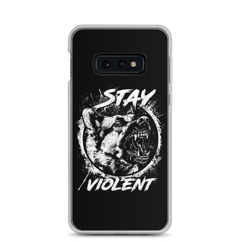 White Stay Violent Samsung Case
