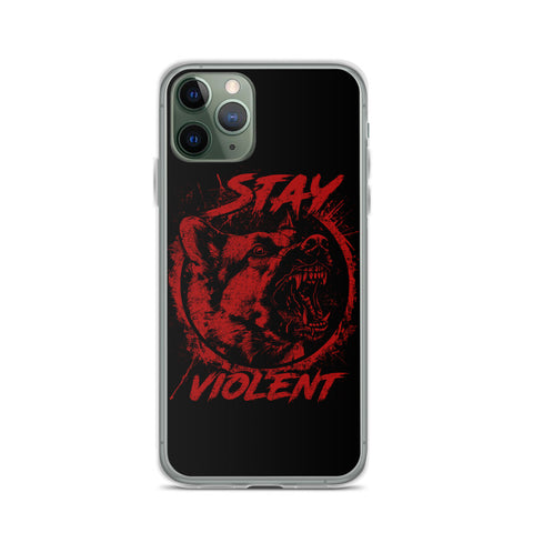 Stay Violent iPhone Case