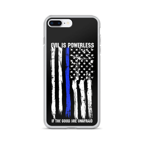 Thin Blue Line iPhone Case