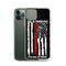Thin Red Line iPhone Case