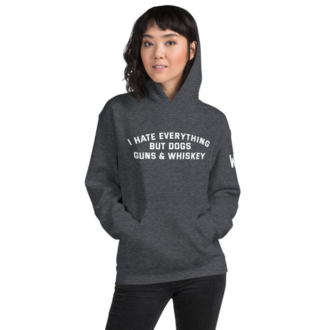 Dogs Guns & Whiskey Hoodie