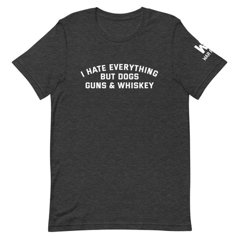Dogs Guns & Whiskey T-Shirt