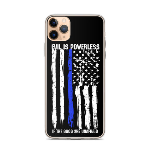 Thin Blue Line iPhone Case