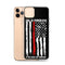 Thin Red Line iPhone Case