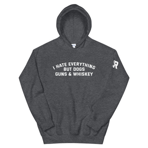 Dogs Guns & Whiskey Hoodie