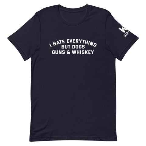 Dogs Guns & Whiskey T-Shirt