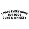 Dogs, Guns, & Whiskey Decal