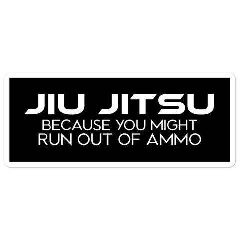 Jiu Jitsu & Ammo Decal