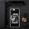 White Stay Violent iPhone Case