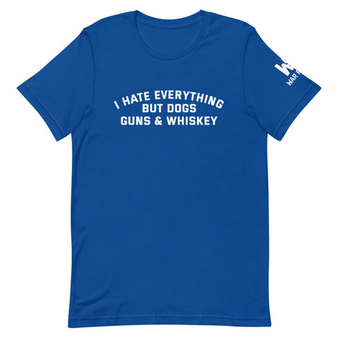 Dogs Guns & Whiskey T-Shirt