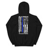 Thin Blue Line Evil Is Powerless Hoody