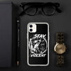 White Stay Violent iPhone Case